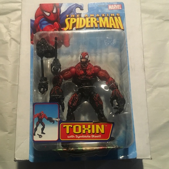 NEW Toybiz Toxin Action Figure, Spider-Man, 2006 - Picture 11 of 12